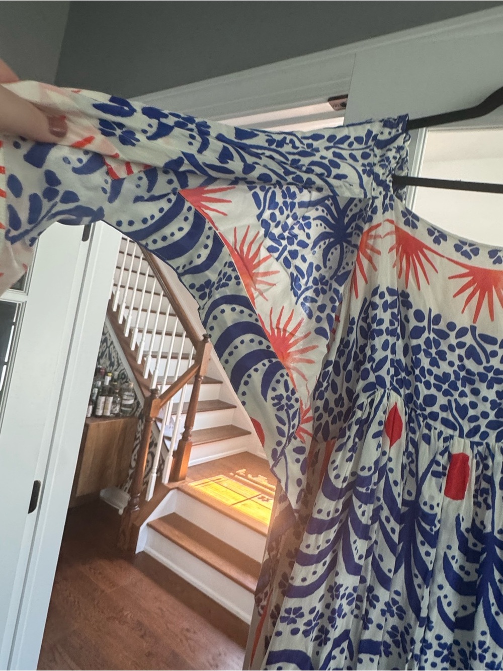 Farm Rio Squareneck Midi Dress - Picture 4 of 10